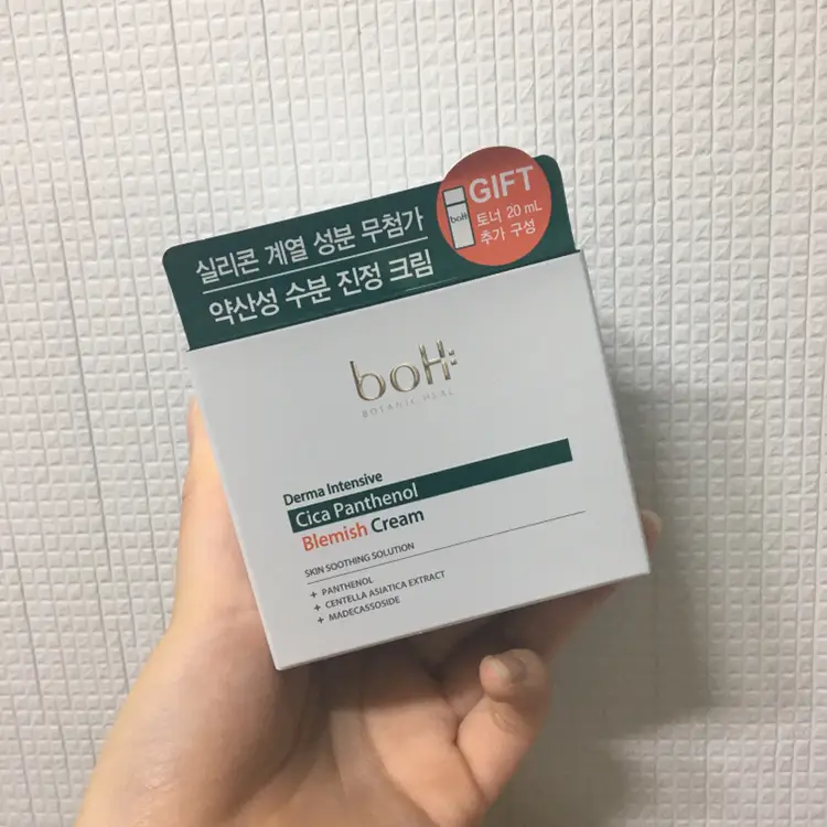 선택된 언니의파우치 리뷰 이미지 - [더마 인텐시브 시카 판테놀 블레미쉬 크림]