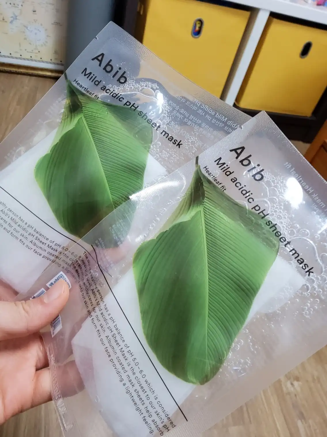 약산성 시트 마스크 어성초 핏