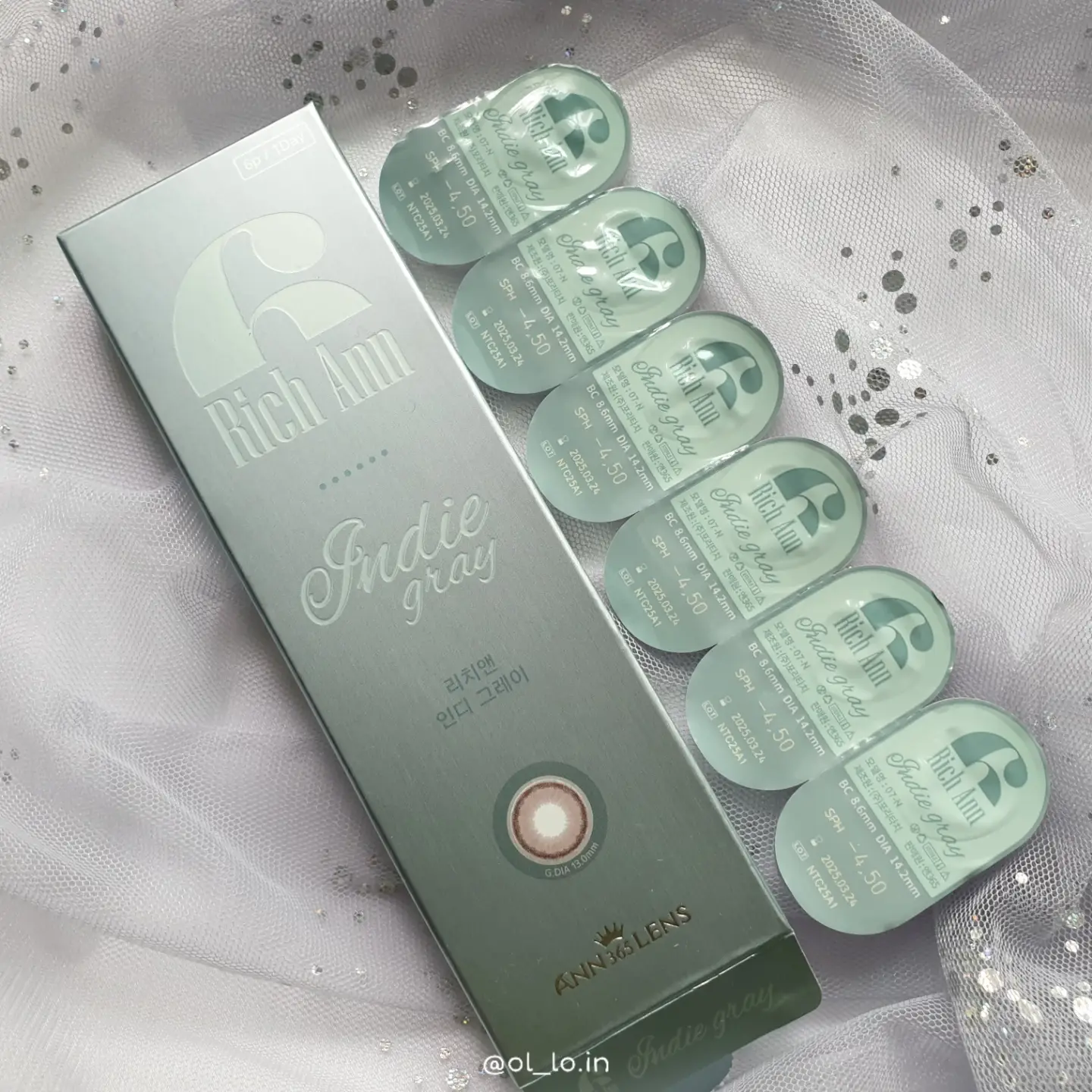 선택된 언니의파우치 리뷰 이미지 - [원데이 리치앤 [인디 그레이]]