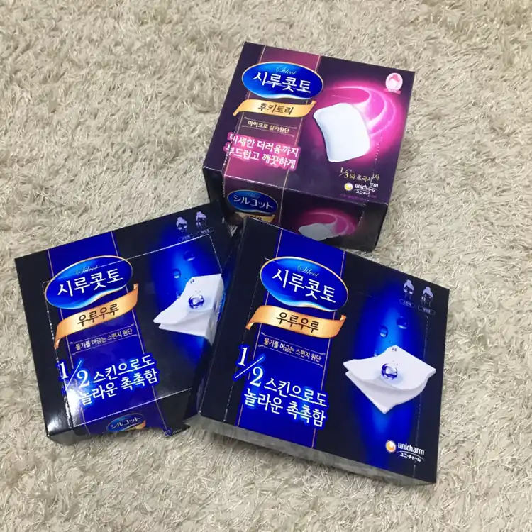 선택된 언니의파우치 리뷰 이미지 - [우루우루 화장솜]