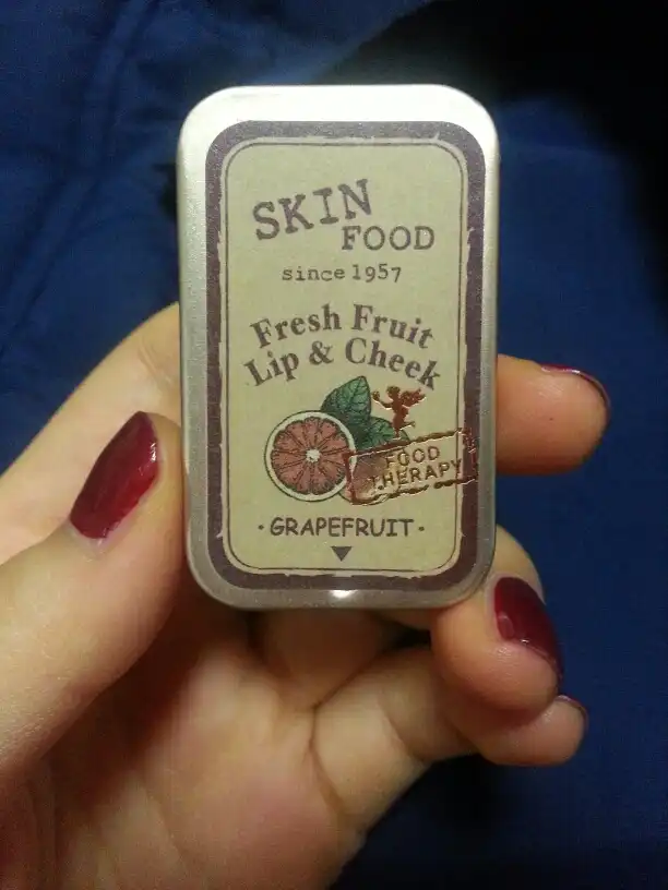 언니의파우치 리뷰 이미지 3 - [생과일 립 앤 치크3호 자몽]