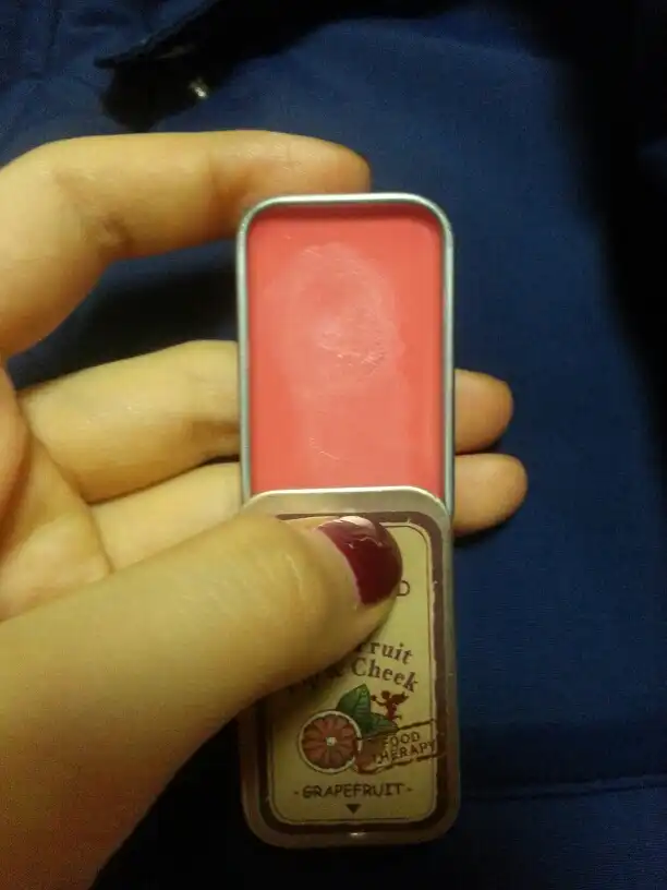 언니의파우치 리뷰 이미지 4 - [생과일 립 앤 치크3호 자몽]