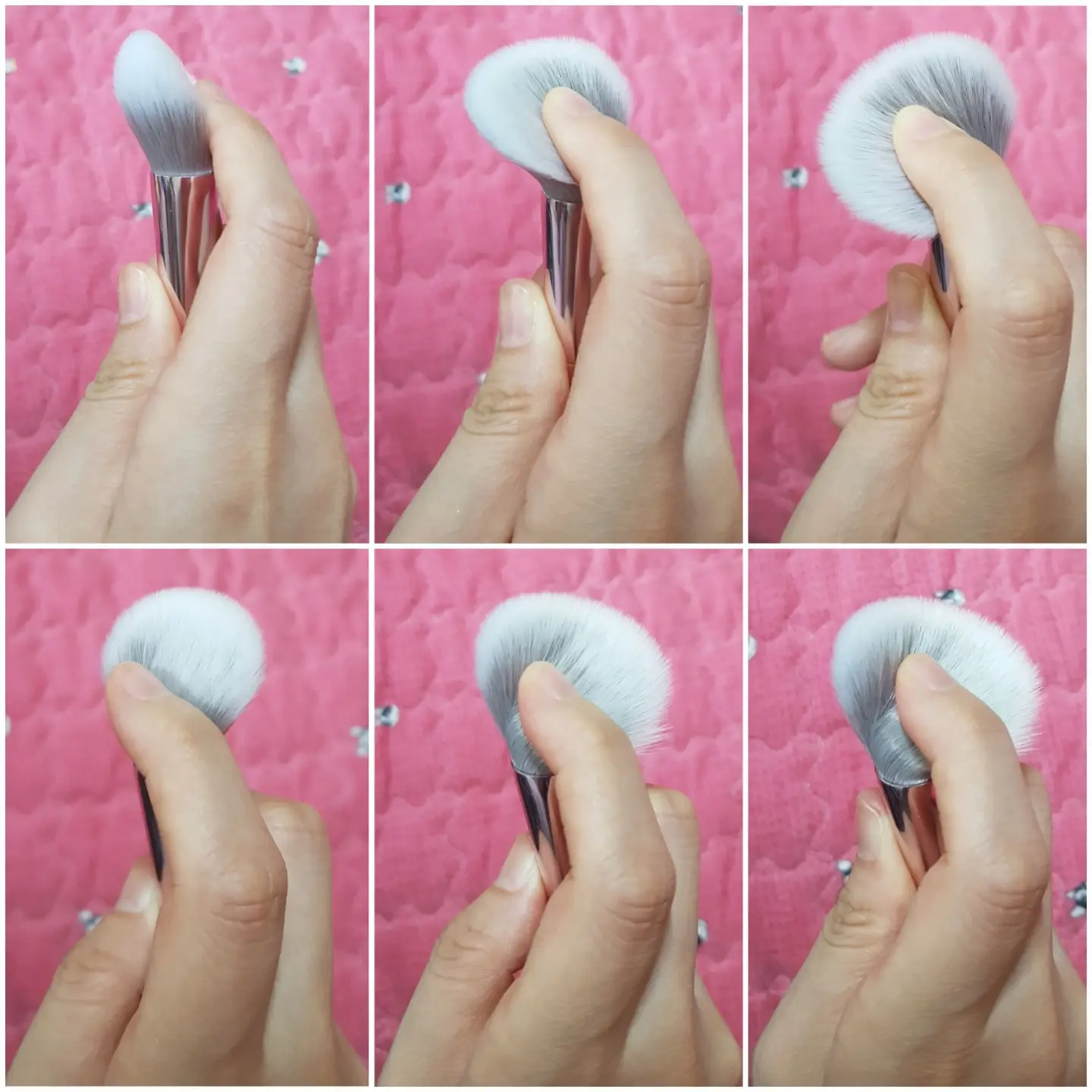 선택된 언니의파우치 리뷰 이미지 - [핑크메탈치크브러시]