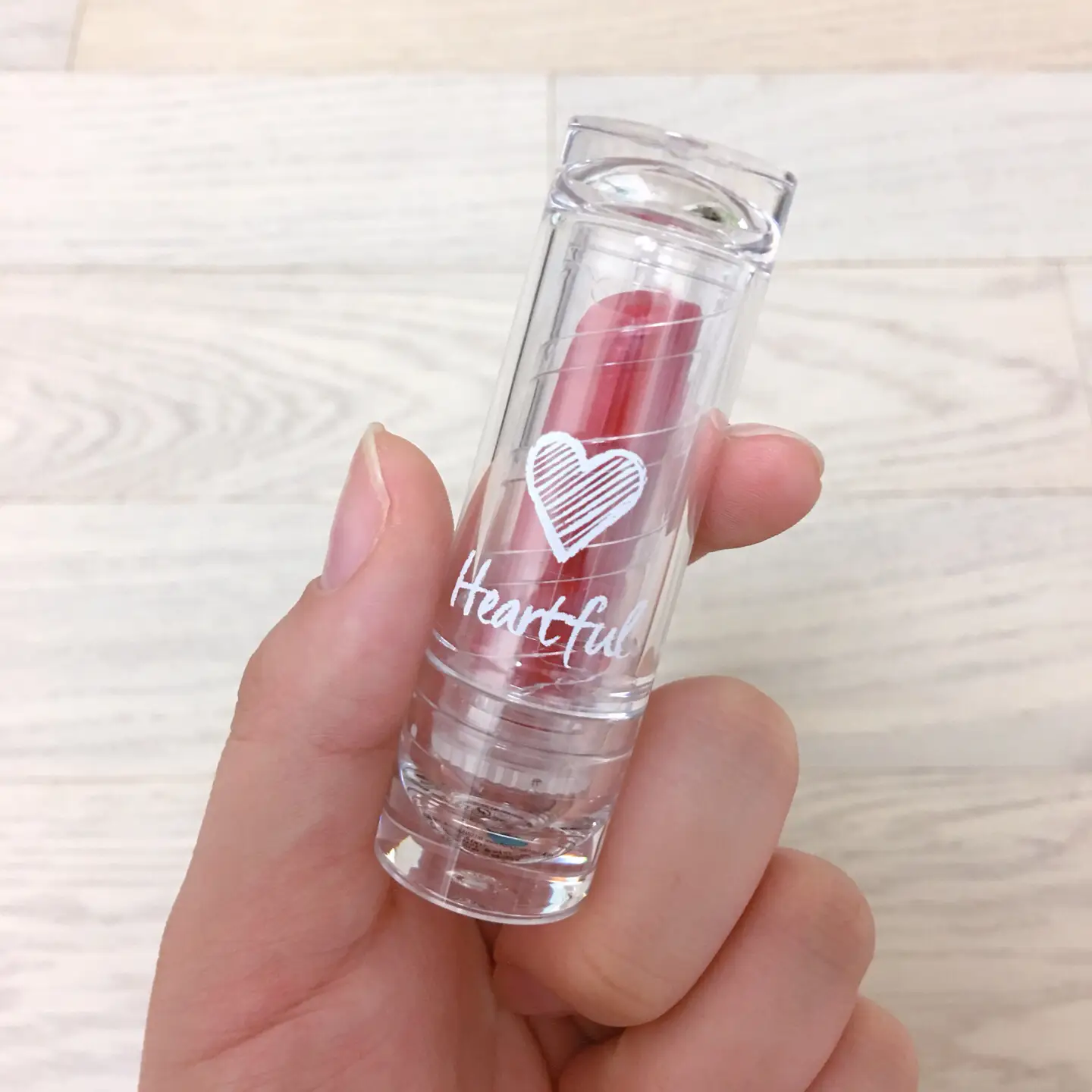 선택된 언니의파우치 리뷰 이미지 - [하트풀 쉬폰 립스틱 [RD02 사과슈]]