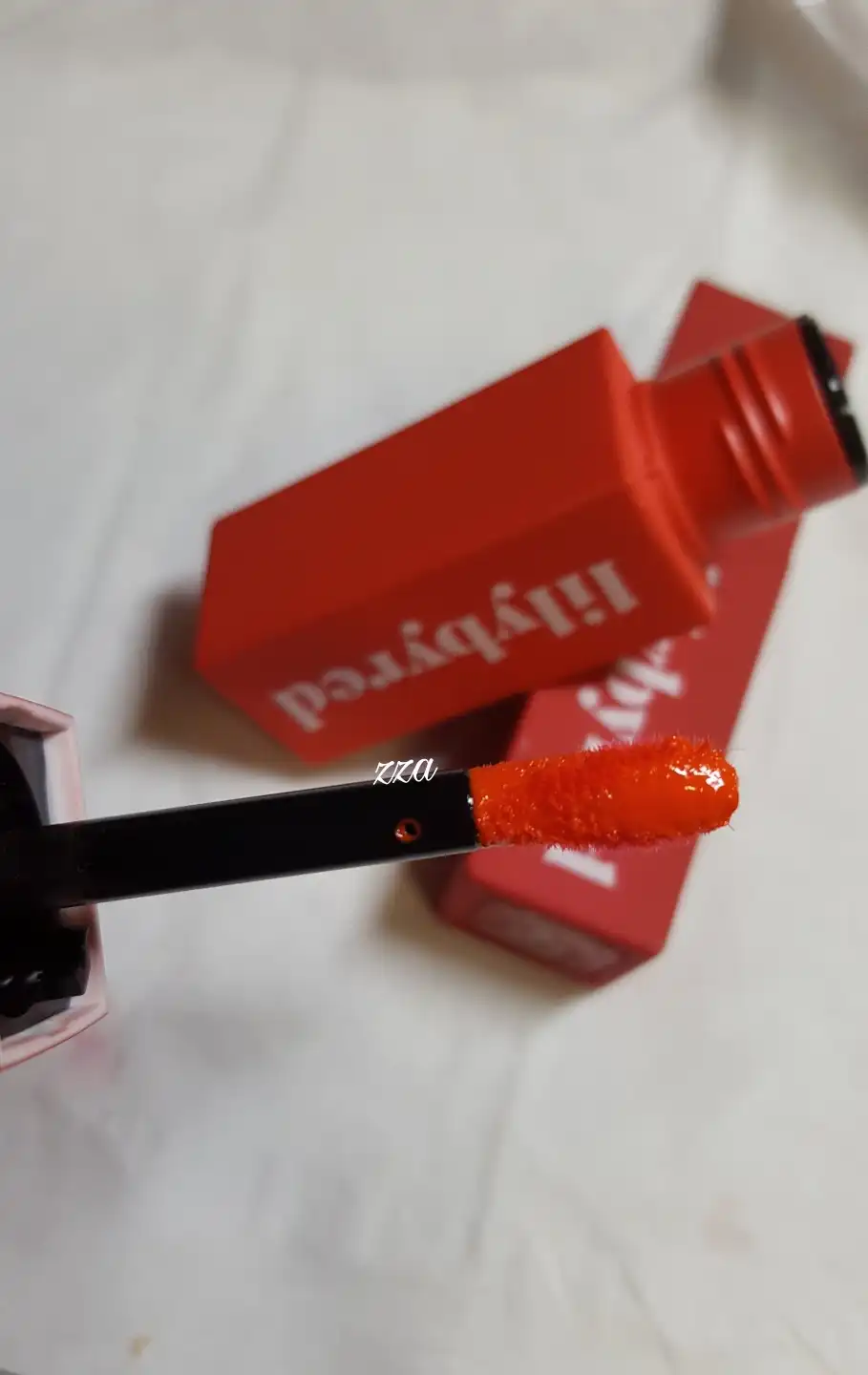 언니의파우치 리뷰 이미지 4 - [앙큼 라이어 코팅 틴트 [05 비밀많은자몽인척]]