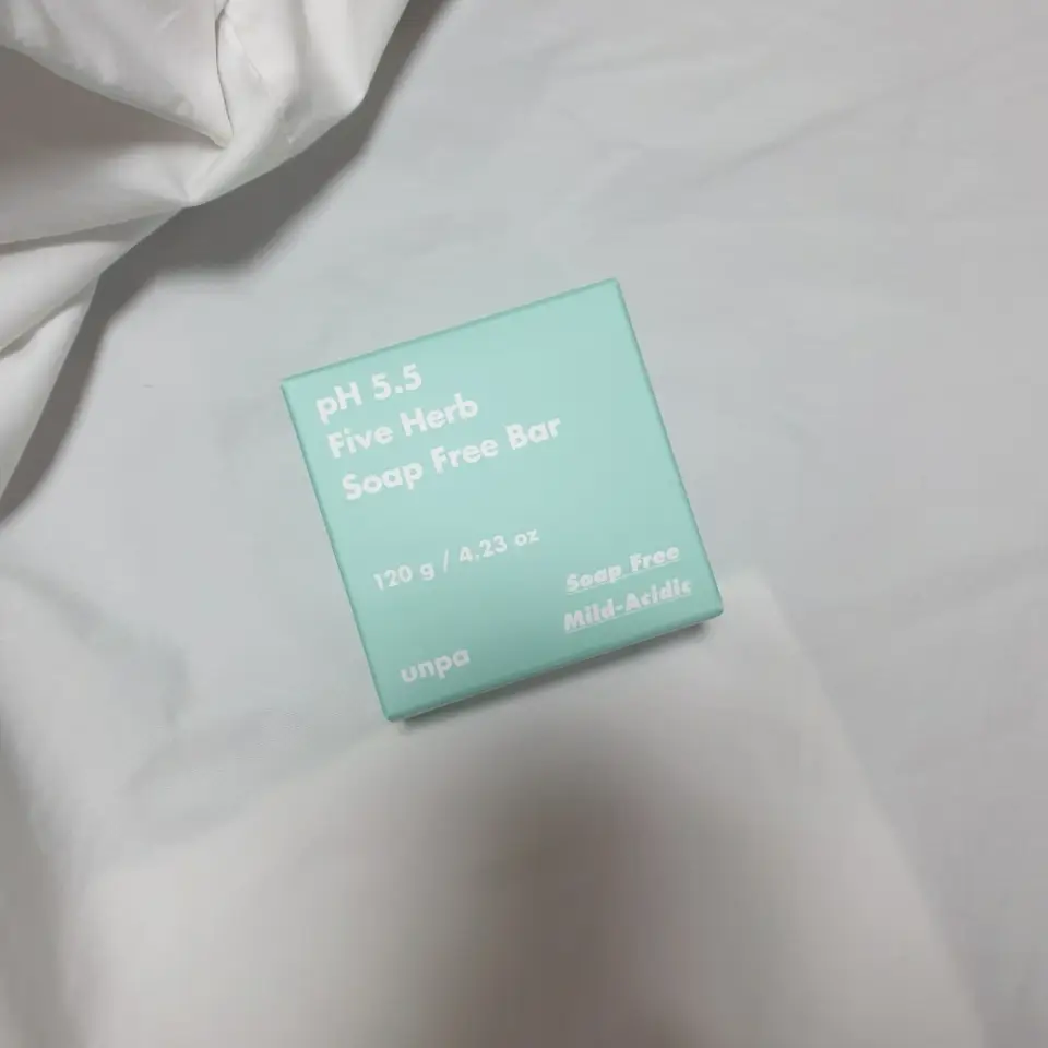 선택된 언니의파우치 리뷰 이미지 - [언파 pH 5.5 파이브 허브 솝 프리 바]