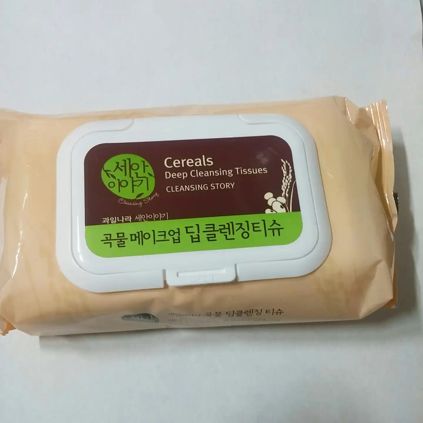 세안이야기 곡물 딥클렌징 티슈