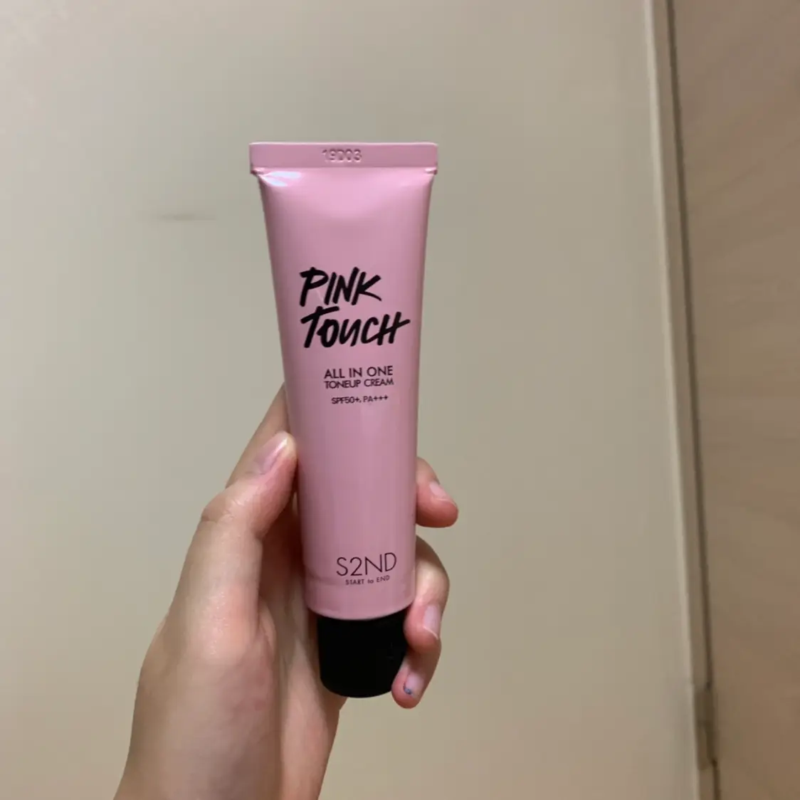 선택된 언니의파우치 리뷰 이미지 - [핑크터치 올인원 톤업 크림]