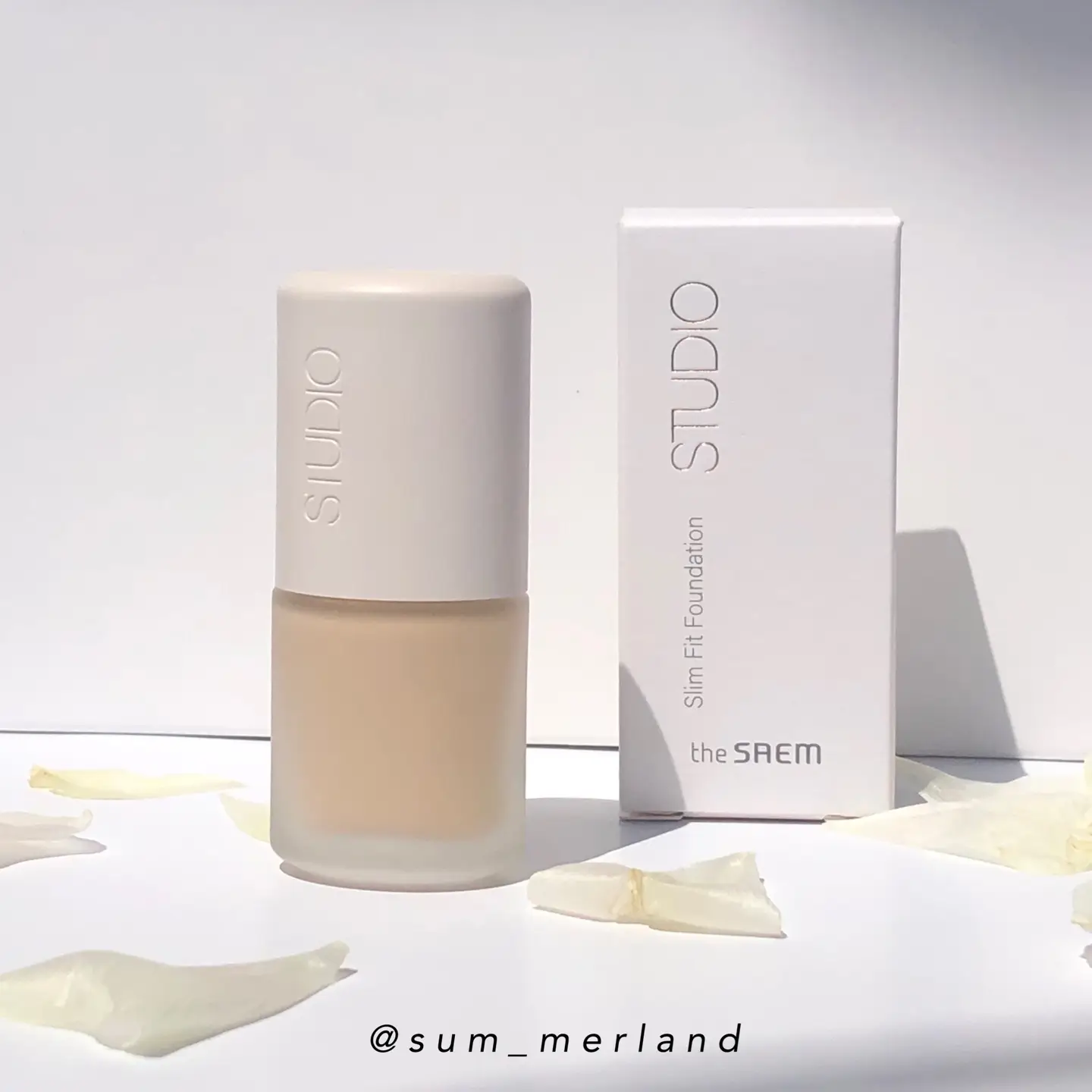 선택된 언니의파우치 리뷰 이미지 - [스튜디오 슬림 핏 파운데이션 21호 브라이트_10ml]