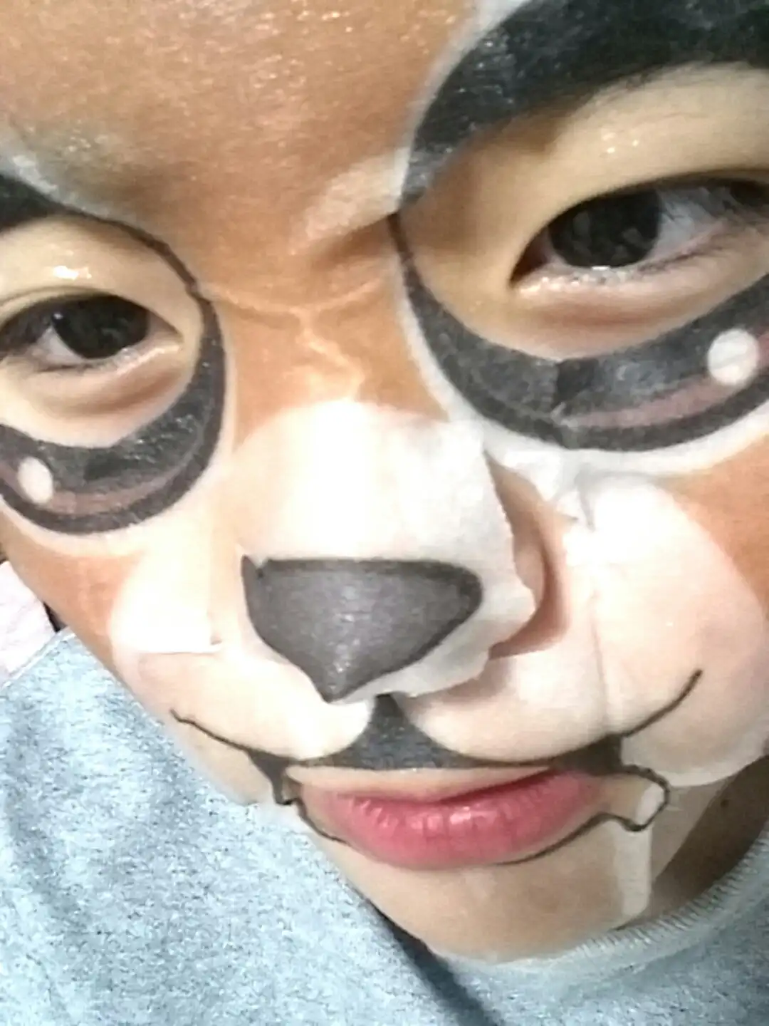 언니의파우치 리뷰 이미지 2 - [캐릭터 마스크 [강아지]]