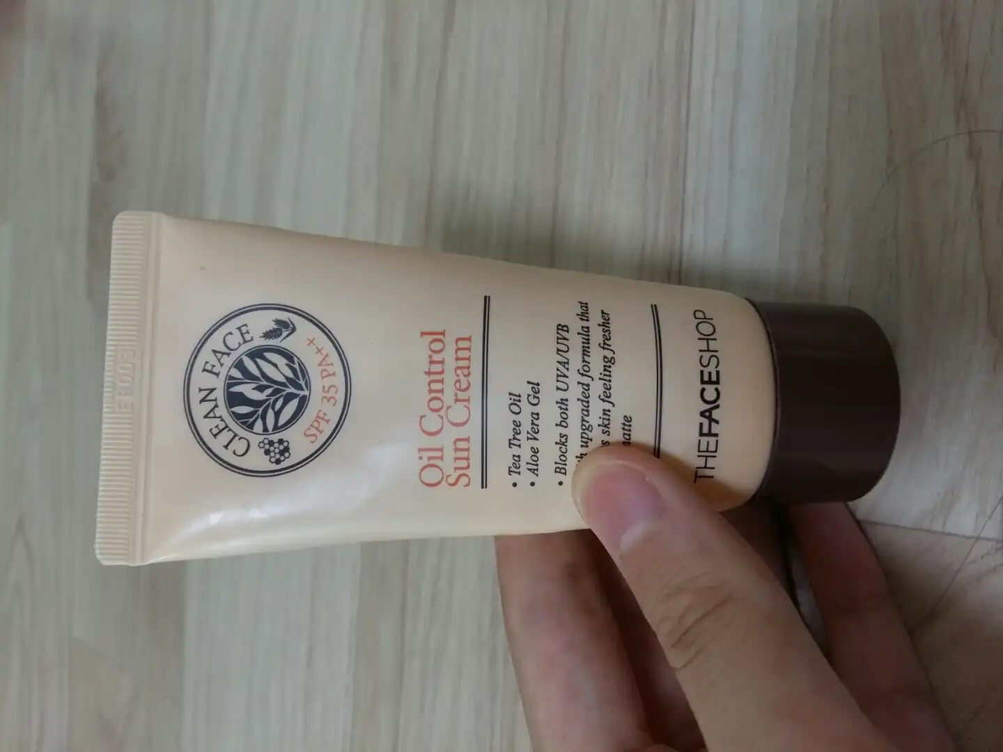 클린페이스 오일컨트롤 선크림