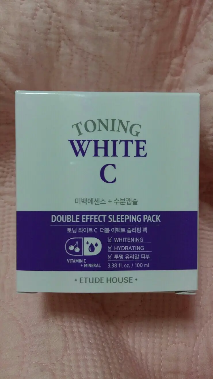 선택된 언니의파우치 리뷰 이미지 - [토닝 화이트 C 더블 이펙트 슬리핑 팩]