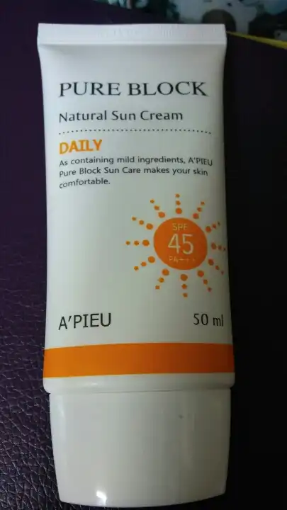 퓨어 블록 내추럴 데일리 선크림