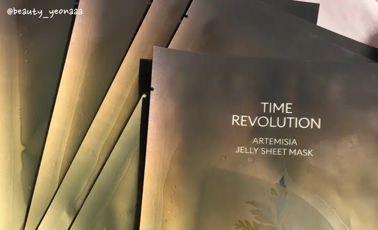 타임 레볼루션 개똥쑥 찰젤리 시트마스크