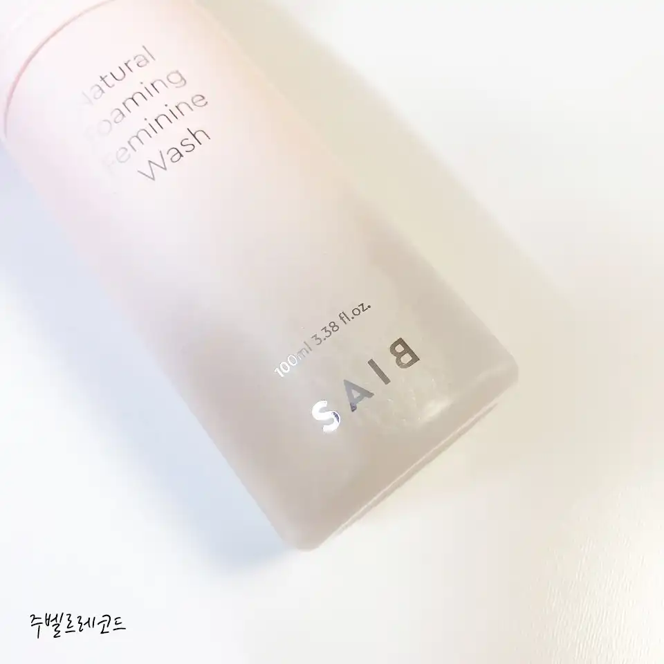 언니의파우치 리뷰 이미지 8 - [네츄럴 포밍 여성 청결제]