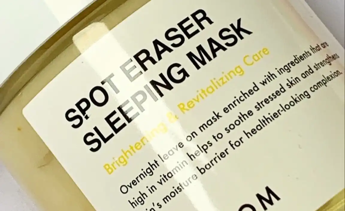 스팟 이레이저 슬리핑 마스크