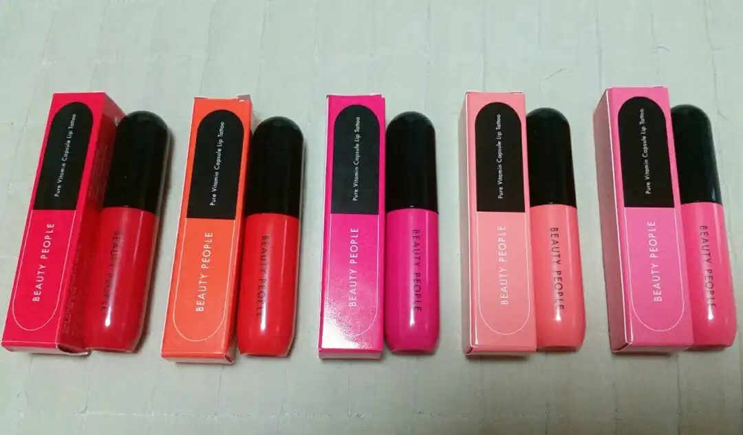  퓨어 비타민 캡슐 립 타투 비타민 A. 토마토