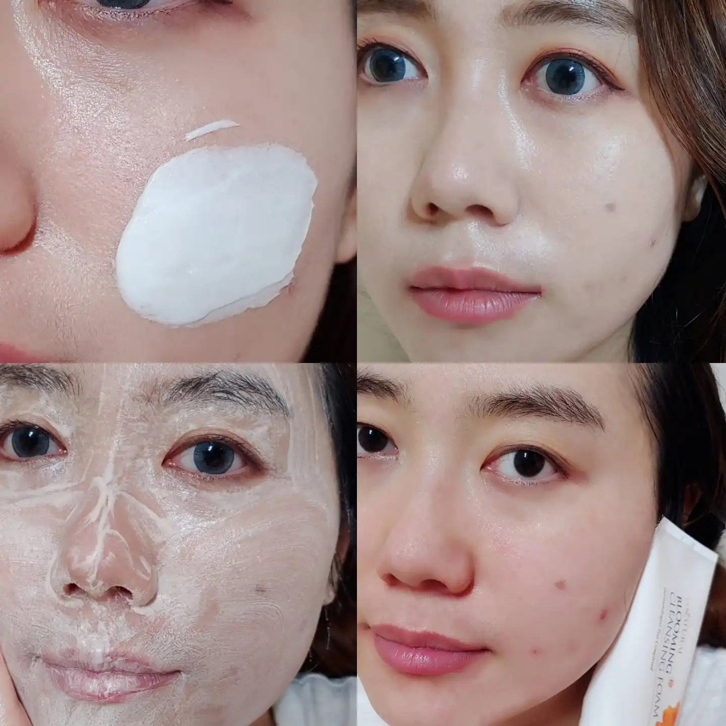 언니의파우치 리뷰 이미지 6 - [블루밍 클렌징폼]