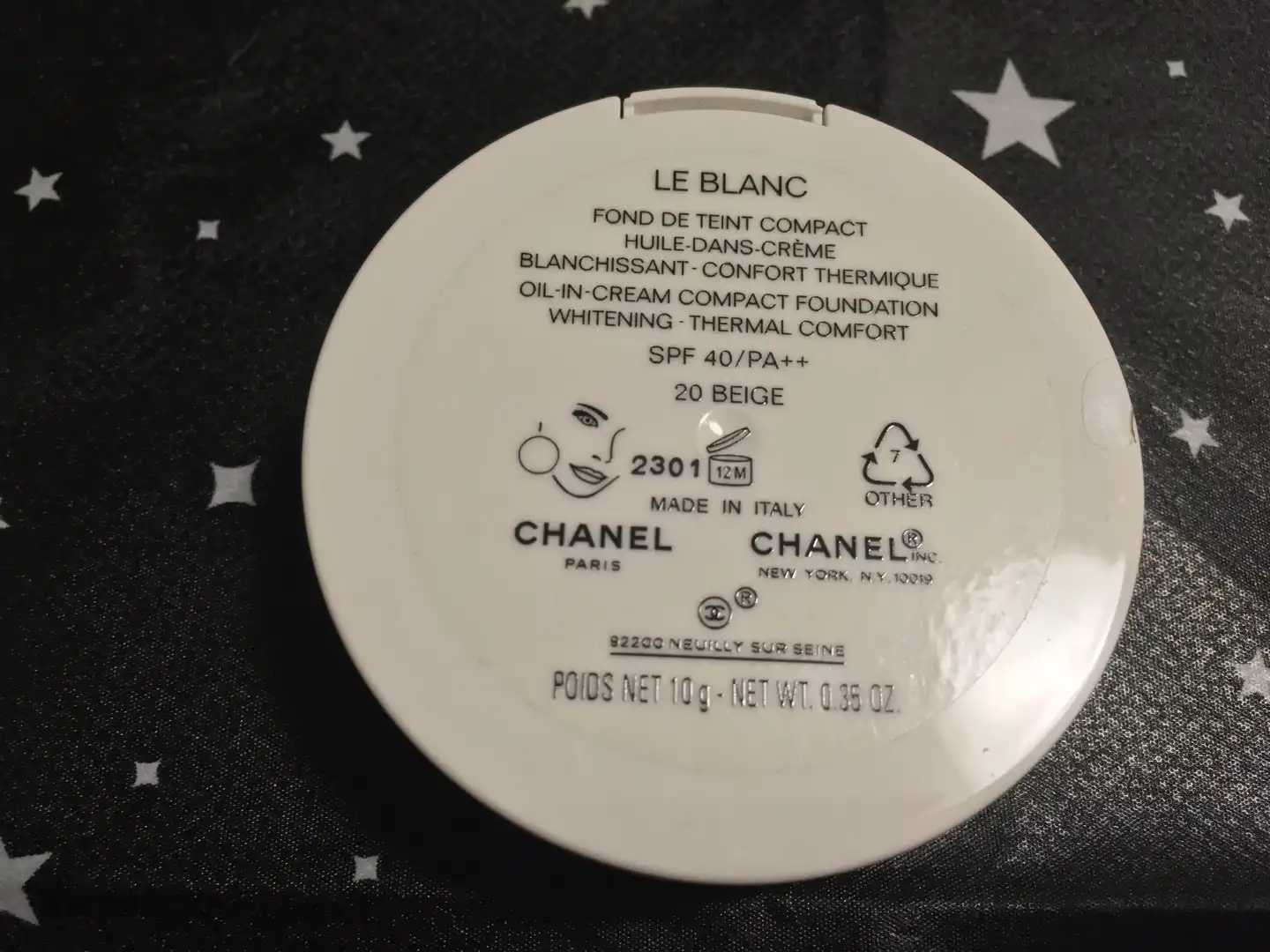 르 블랑 오일 인 크림 컴팩트 파운데이션 [20 베이지]