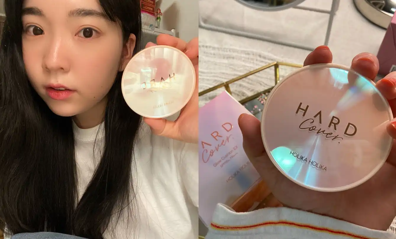 하드 커버 글로우 쿠션 웜 아이보리