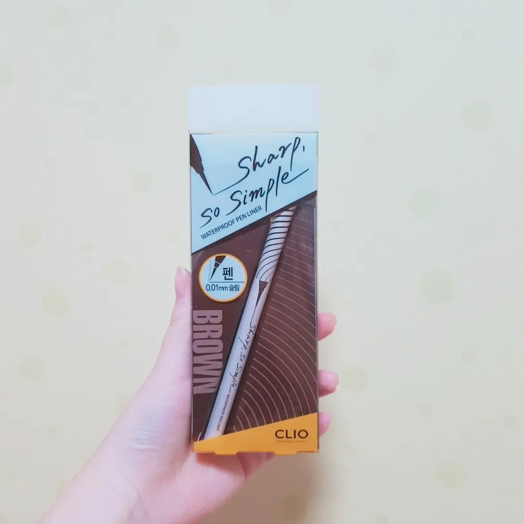 선택된 언니의파우치 리뷰 이미지 - [샤프,쏘 심플 워터프루프 펜라이너 [002 브라운]]