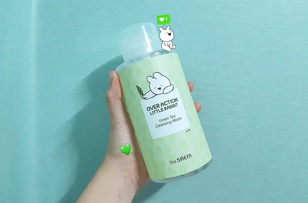 선택된 언니의파우치 리뷰 이미지 - [[오버액션토끼] 힐링티 가든 그린티 클렌징 워터]