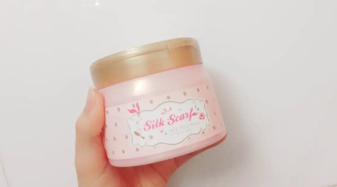 실크스카프 헤어 수분팩