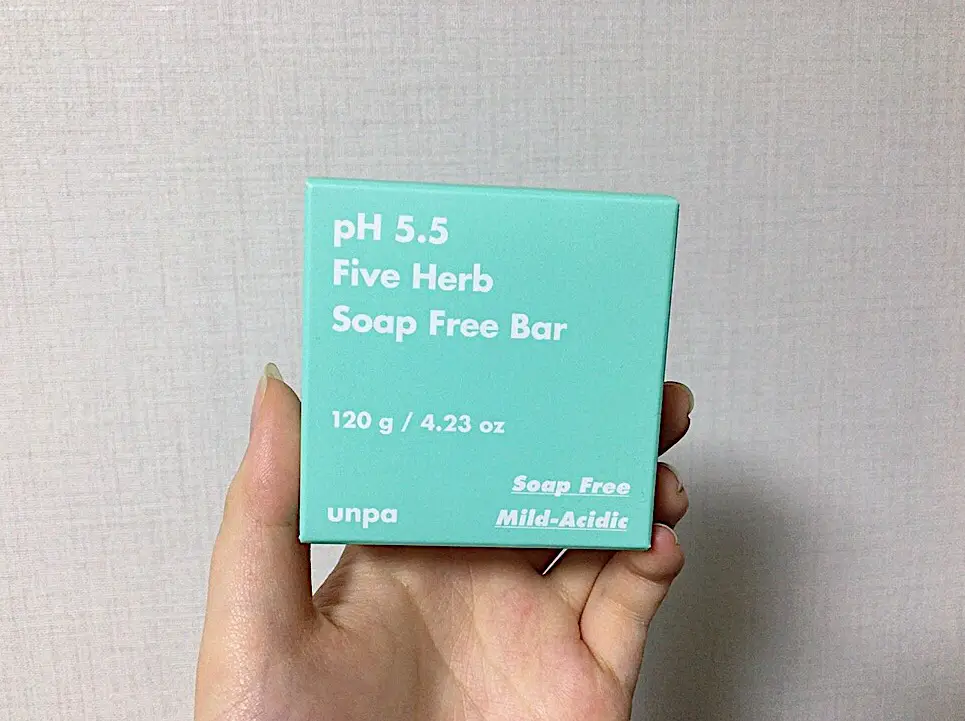 선택된 언니의파우치 리뷰 이미지 - [언파 pH 5.5 파이브 허브 솝 프리 바]