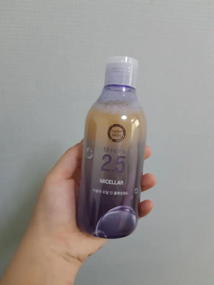 선택된 언니의파우치 리뷰 이미지 - [마이크로 2.5 미셀라 오일 인 클렌징워터]