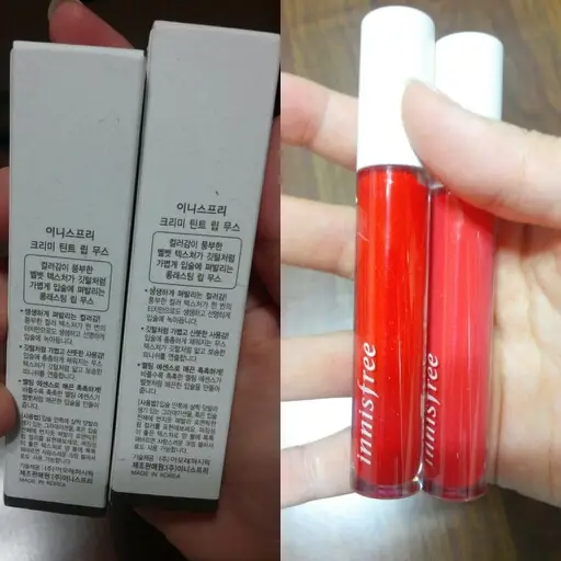 선택된 언니의파우치 리뷰 이미지 - [크리미 틴트 립무스 (3호 향긋한 프레시 코랄)]