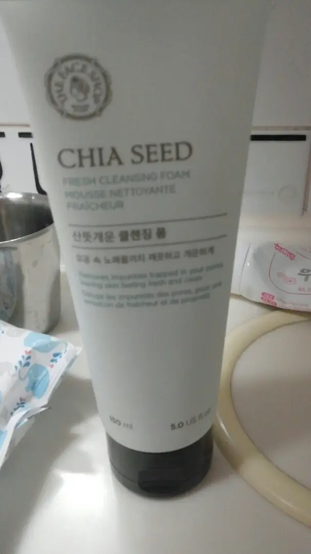 선택된 언니의파우치 리뷰 이미지 - [치아씨드 산뜻 개운 클렌징폼]