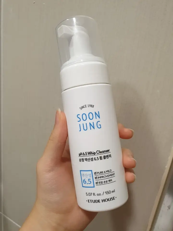 선택된 언니의파우치 리뷰 이미지 - [순정 약산성 6.5 휩 클렌저]