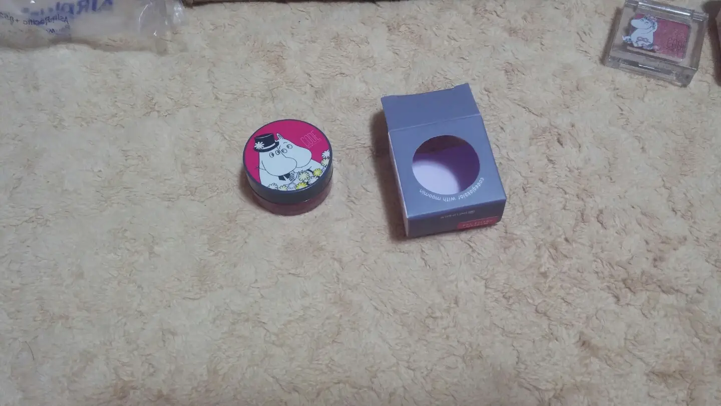 선택된 언니의파우치 리뷰 이미지 - [글로컬러 엠.립틴트밤 무민 (M레드)]