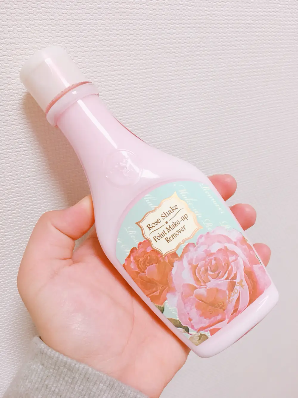 선택된 언니의파우치 리뷰 이미지 - [로즈 쉐이크 포인트 메이크업 리무버]