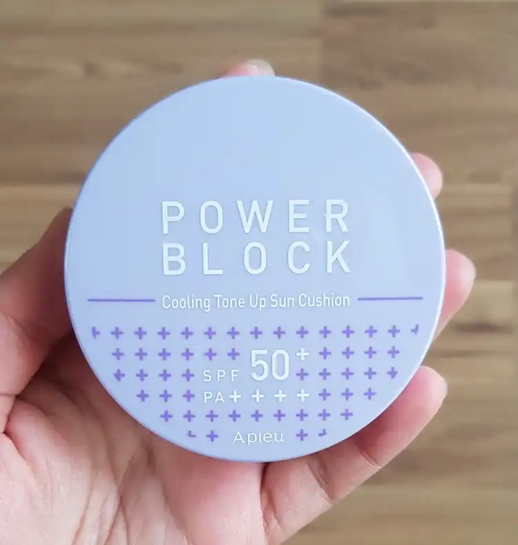 파워블록 쿨링 톤업 선쿠션