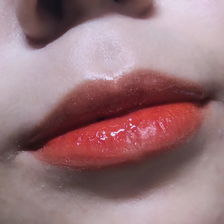 선택된 언니의파우치 리뷰 이미지 - [달달공장 컬렉션 슈가 립 글리터 [002 오렌지스프링클토핑]]