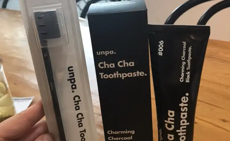 언파 차차 치약 블랙 