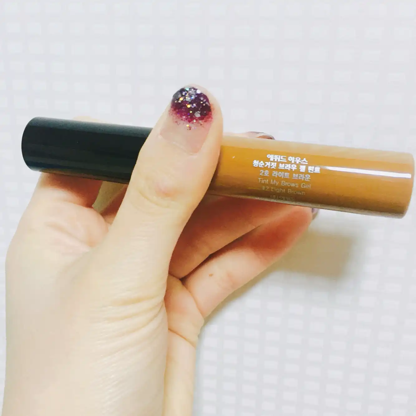 언니의파우치 리뷰 이미지 2 - [청순거짓 브라우 젤 틴트 [02 라이트 브라운]]