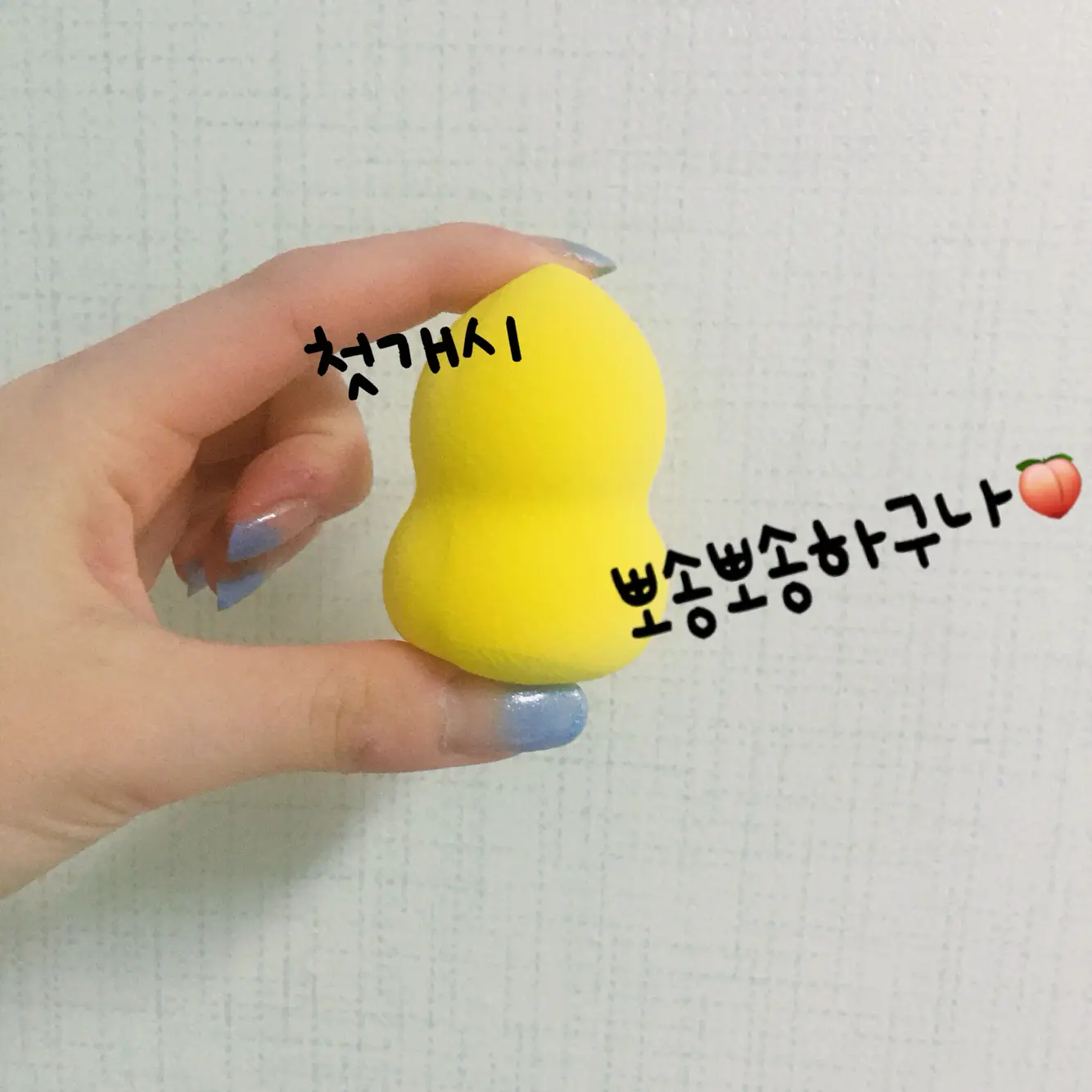 선택된 언니의파우치 리뷰 이미지 - [조롱박 화장 퍼프]