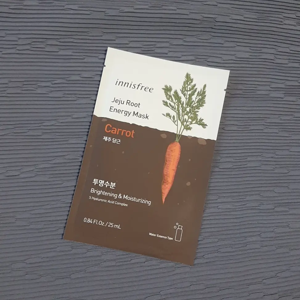 선택된 언니의파우치 리뷰 이미지 - [제주 루트 에너지 마스크 [당근]]