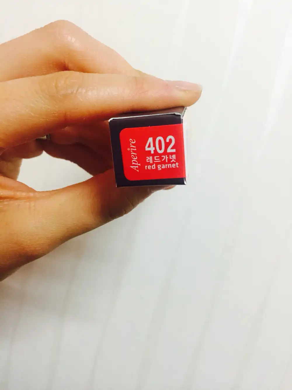 언니의파우치 리뷰 이미지 3 - [임프레션 립 벨벳 [402 레드가넷]]