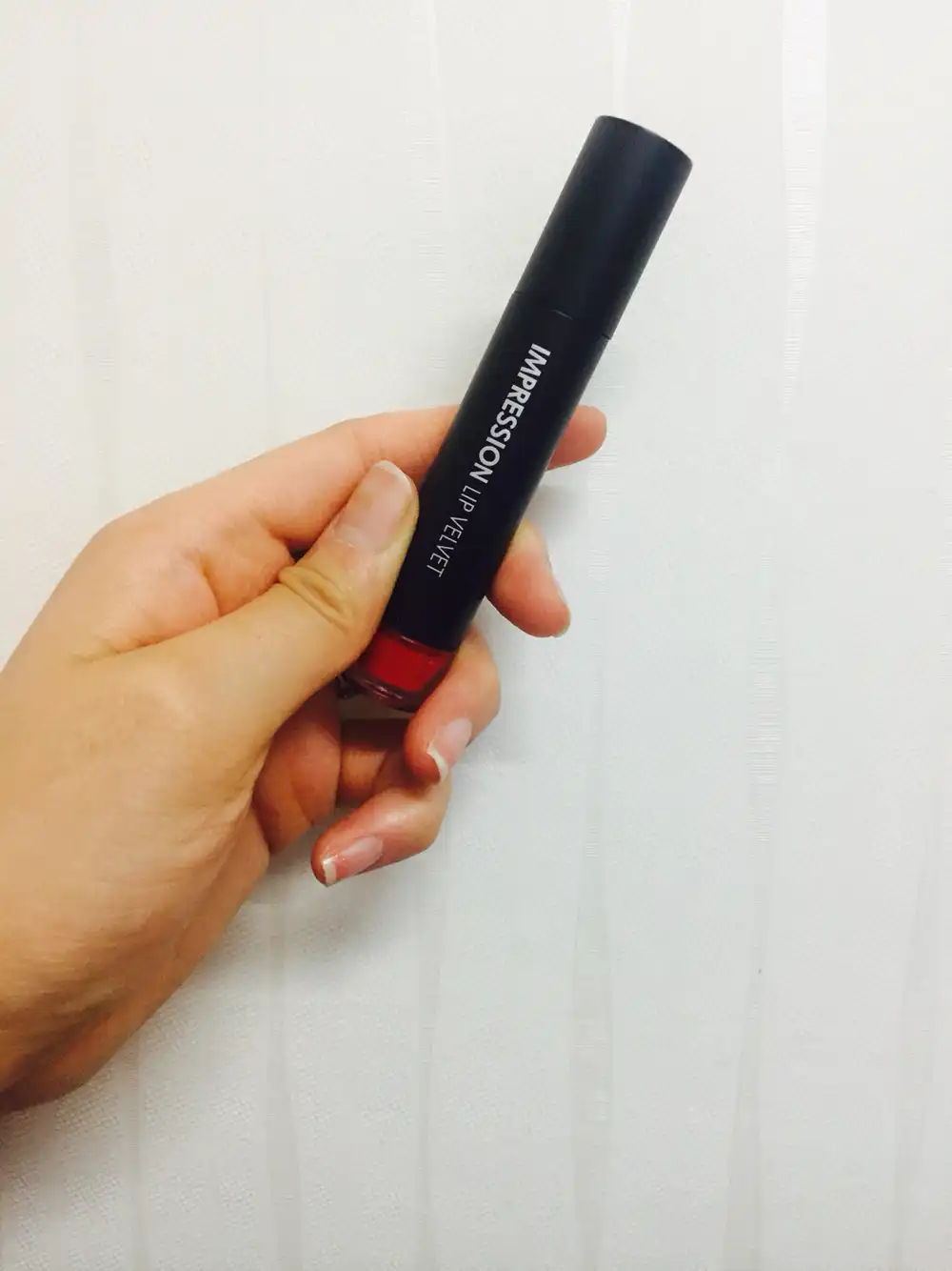 언니의파우치 리뷰 이미지 4 - [임프레션 립 벨벳 [402 레드가넷]]