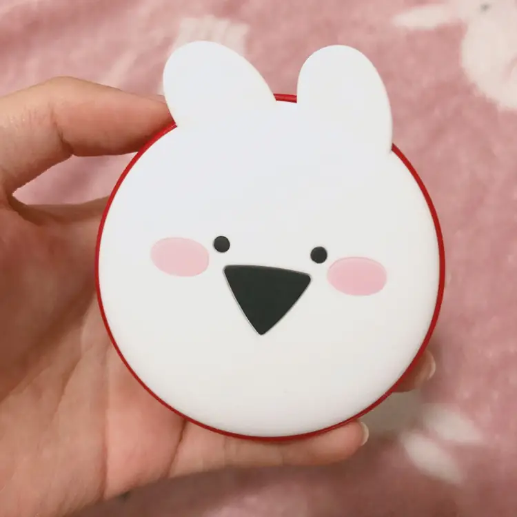 선택된 언니의파우치 리뷰 이미지 - [오버액션꼬마토끼 러브미 쿠션 [21 라이트 베이지]]