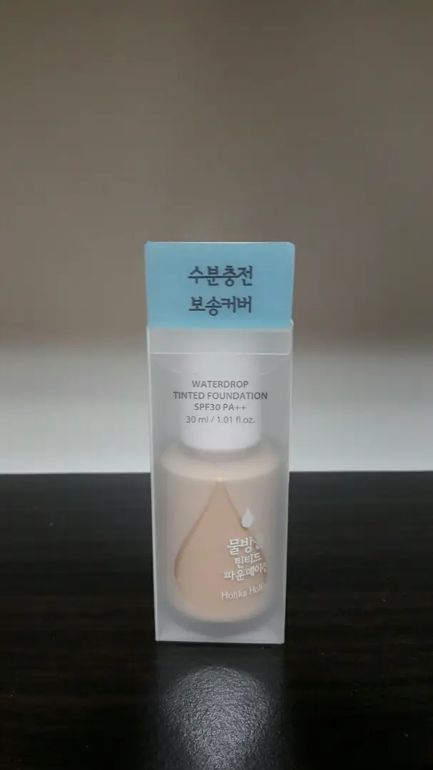 선택된 언니의파우치 리뷰 이미지 - [물방울 틴티드 파운데이션 [02 웜 아이보리]]