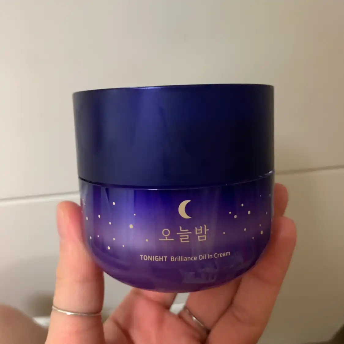 오늘 밤 광 보습 오일 인 크림