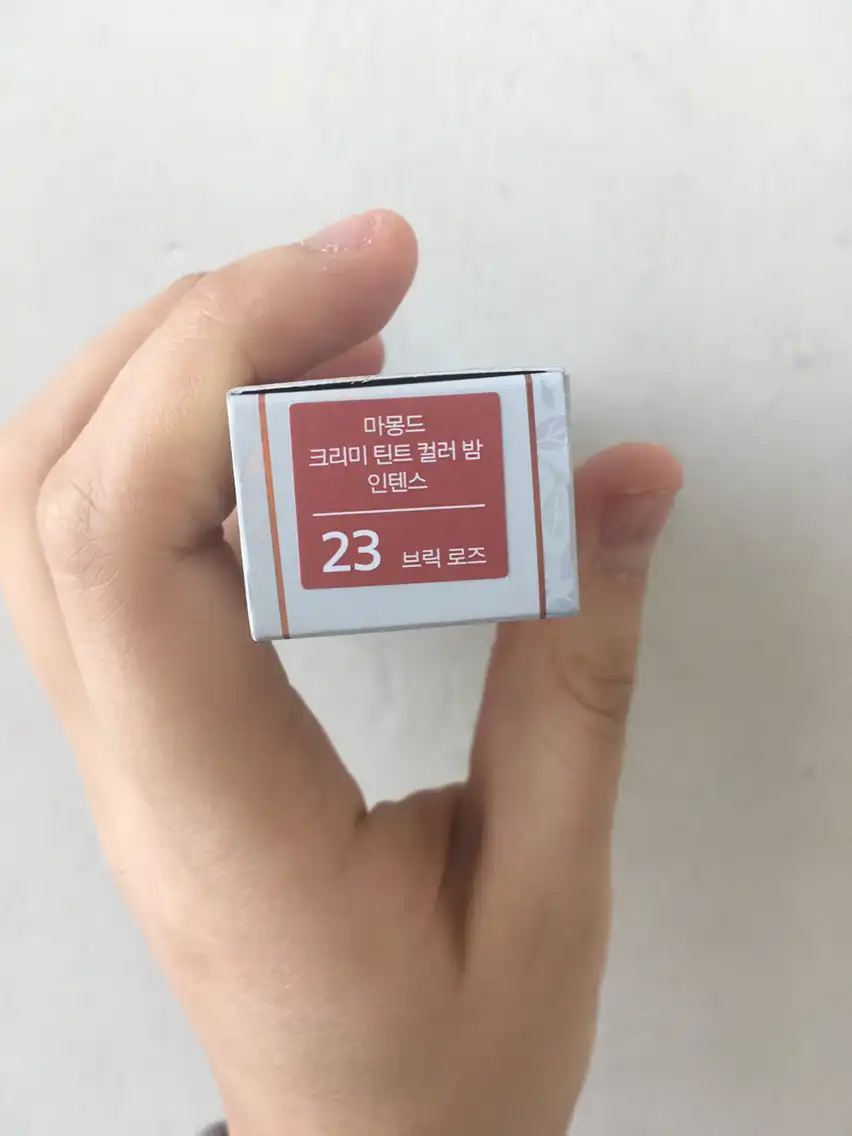 언니의파우치 리뷰 이미지 3 - [크리미 틴트 컬러 밤 인텐스 [23호 브릭로즈]]