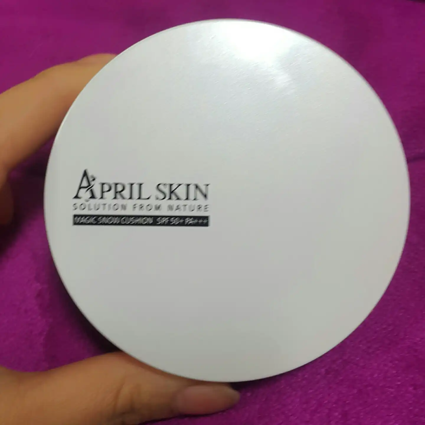 매직 스노우 쿠션  화이트