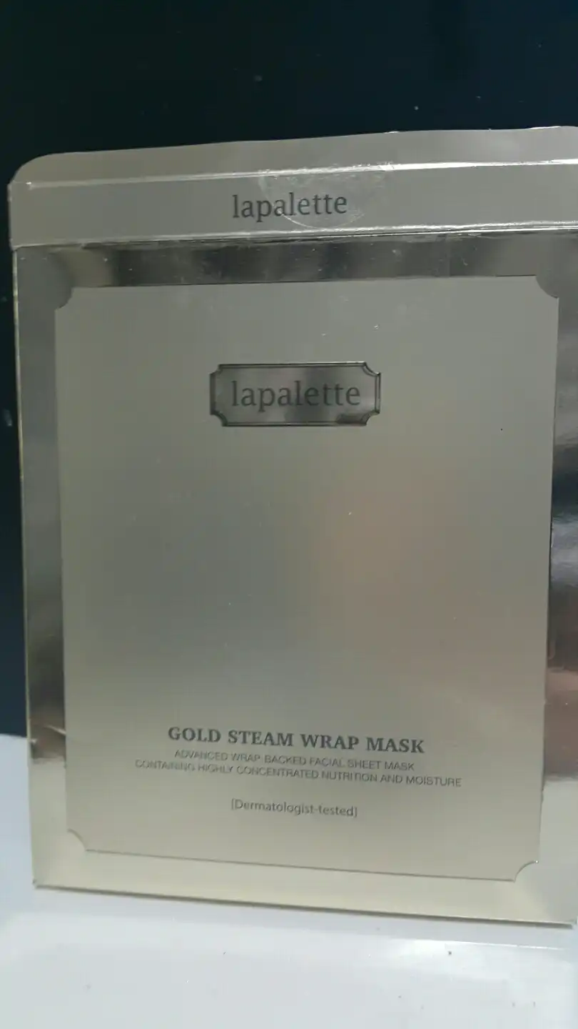 언니의파우치 리뷰 이미지 2 - [골드 스팀 랩 마스크]