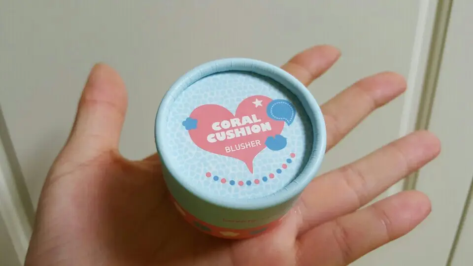 선택된 언니의파우치 리뷰 이미지 - [러블리믹스 파스텔 쿠션 블러셔 [02 코랄쿠션]]