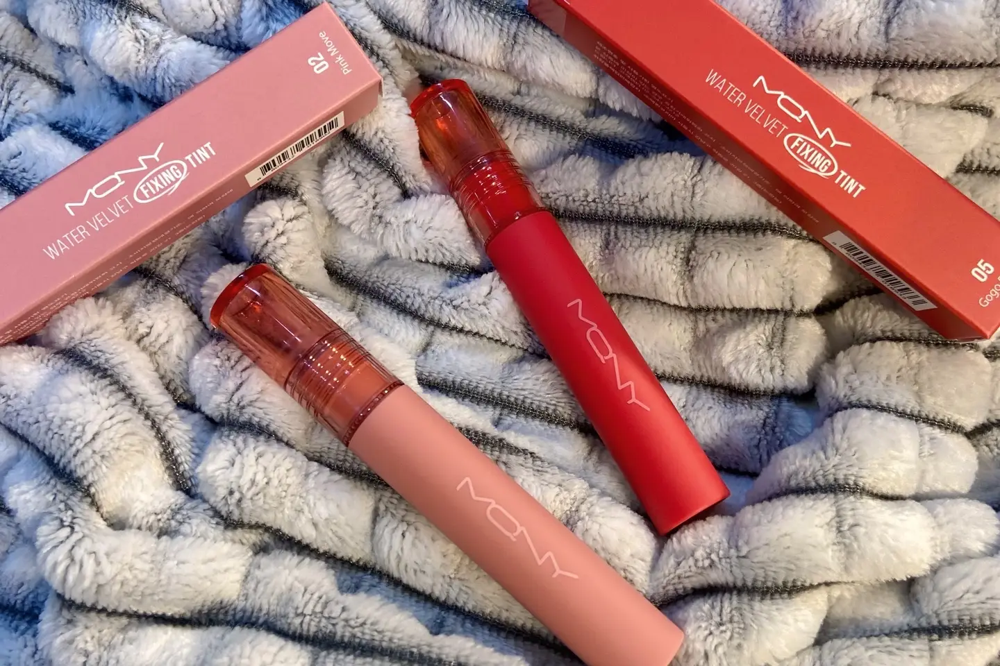 선택된 언니의파우치 리뷰 이미지 - [워터 벨벳 픽싱 틴트 [02 핑크무브]]